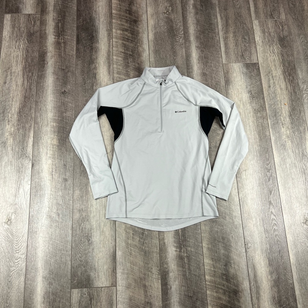Columbia Grey Quarter Zip Top